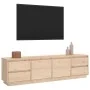 Mueble de TV de madera maciza de pino 176x37x47,5 cm by , TV Furniture - Ref: Foro24-814319, Price: 193,54 €, Discount: %