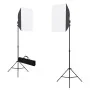 Kit de estudio fotográfico con luces softbox y fondos by , Flashes and studio lighting - Ref: Foro24-3051363, Price: 161,11 €...