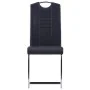 Juego de comedor 9 piezas cuero sintético negro by , Furniture sets for kitchens and dining rooms - Ref: Foro24-3053165, Pric...
