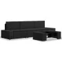 Juego de muebles de jardín 4 piezas ratán sintético negro by , Garden sets - Ref: Foro24-3054577, Price: 354,31 €, Discount: %