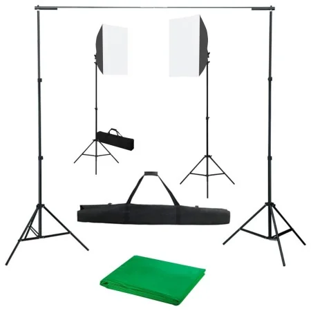 Kit de estudio fotográfico con luces softbox y fondo by , Flashes and studio lighting - Ref: Foro24-3055057, Price: 166,33 €,...