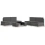 Juego de muebles de jardín 5 piezas ratán sintético gris by , Garden sets - Ref: Foro24-3054606, Price: 419,23 €, Discount: %