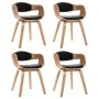 Sillas de comedor 4 uds madera curvada y cuero sintético von , Essstühle - Ref: Foro24-3054818, Preis: 556,14 €, Rabatt: %