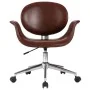 Silla de oficina giratoria de cuero sintético marrón von , Bürostühle - Ref: Foro24-3054826, Preis: 171,29 €, Rabatt: %