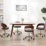 Sillas de comedor girartorias 4 uds madera curvada y tela gris de , Sillas de comedor - Ref: Foro24-3054921, Precio: 483,73 €...