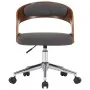 Sillas de comedor girartorias 4 uds madera curvada y tela gris de , Sillas de comedor - Ref: Foro24-3054921, Precio: 483,73 €...