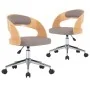 Sillas comedor giratorias 2 uds madera curvada tela gris taupe von , Essstühle - Ref: Foro24-3054923, Preis: 258,54 €, Rabatt: %