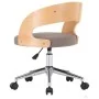 Sillas comedor giratorias 2 uds madera curvada tela gris taupe von , Essstühle - Ref: Foro24-3054923, Preis: 258,54 €, Rabatt: %