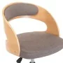 Sillas comedor giratorias 2 uds madera curvada tela gris taupe von , Essstühle - Ref: Foro24-3054923, Preis: 258,54 €, Rabatt: %