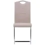 Juego de comedor 9 piezas cuero sintético color capuchino by , Furniture sets for kitchens and dining rooms - Ref: Foro24-305...