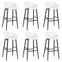 Mesa alta y taburetes de bar de 7 piezas blanco by , Furniture sets for kitchens and dining rooms - Ref: Foro24-3057446, Pric...