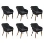 Juego de comedor de jardín 7 piezas ratán sintético negro by , Garden sets - Ref: Foro24-3057812, Price: 786,14 €, Discount: %