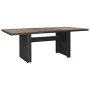 Juego de comedor de jardín 7 piezas ratán sintético negro by , Garden sets - Ref: Foro24-3057812, Price: 786,14 €, Discount: %