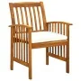 Set comedor de jardín 7 pzas y cojines madera maciza de acacia von , Gartensets - Ref: Foro24-3058087, Preis: 711,09 €, Rabat...
