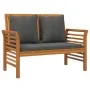 Juego de muebles jardín 5 pzas con cojines madera maciza acacia de , Conjuntos de jardín - Ref: Foro24-3058100, Precio: 675,8...