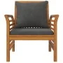 Juego de muebles jardín 5 pzas con cojines madera maciza acacia de , Conjuntos de jardín - Ref: Foro24-3058100, Precio: 675,8...