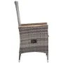 Set de muebles de jardín 3 pzas y cojines ratán sintético gris by , Garden sets - Ref: Foro24-3059364, Price: 316,15 €, Disco...