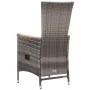 Set de muebles de jardín 3 pzas y cojines ratán sintético gris by , Garden sets - Ref: Foro24-3059364, Price: 316,15 €, Disco...