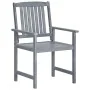 Sillas de jardín con cojines 4 uds madera maciza de acacia gris by , Garden chairs - Ref: Foro24-3061258, Price: 273,69 €, Di...