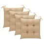 Sillas de jardín con cojines 4 uds madera maciza de acacia gris by , Garden chairs - Ref: Foro24-3061258, Price: 273,69 €, Di...