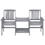Sillas de jardín con mesita y cojines madera maciza acacia de , Conjuntos de jardín - Ref: Foro24-3061323, Precio: 162,03 €, ...