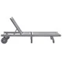 Tumbona de jardín con cojín madera maciza de acacia gris by , Loungers - Ref: Foro24-3061368, Price: 200,70 €, Discount: %
