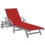 Tumbona de jardín con cojín madera maciza de acacia von , Liegen - Ref: Foro24-3061335, Preis: 210,07 €, Rabatt: %