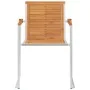 Sillas de jardín con cojines 2 uds madera maciza acacia y acero by , Garden chairs - Ref: Foro24-3061490, Price: 251,40 €, Di...