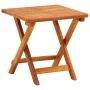 Tumbona de jardín con mesa y cojín madera maciza de acacia de , Tumbonas - Ref: Foro24-3061626, Precio: 246,72 €, Descuento: %