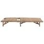 Tumbona de jardín con cojín bambú de , Tumbonas - Ref: Foro24-3061645, Precio: 201,34 €, Descuento: %