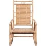 Silla mecedora con cojín bambú by , Garden chairs - Ref: Foro24-3063906, Price: 137,69 €, Discount: %