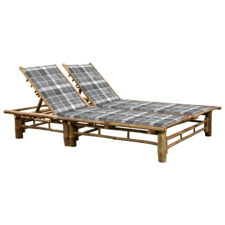 Tumbona con cojines para 2 personas bambú by , Loungers - Ref: Foro24-3063959, Price: 339,43 €, Discount: %