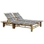 Tumbona con cojines para 2 personas bambú by , Loungers - Ref: Foro24-3063959, Price: 339,43 €, Discount: %
