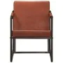 Sillón de cuero auténtico marrón by , Armchairs - Ref: Foro24-247800, Price: 220,01 €, Discount: %