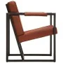 Sillón de cuero auténtico marrón by , Armchairs - Ref: Foro24-247800, Price: 220,01 €, Discount: %