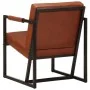 Sillón de cuero auténtico marrón by , Armchairs - Ref: Foro24-247800, Price: 220,01 €, Discount: %