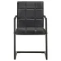 Sillas voladizas de comedor 2 unidades cuero auténtico negro von , Essstühle - Ref: Foro24-321852, Preis: 305,34 €, Rabatt: %