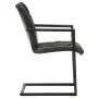 Sillas voladizas de comedor 2 unidades cuero auténtico negro von , Essstühle - Ref: Foro24-321852, Preis: 305,34 €, Rabatt: %