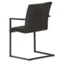 Sillas voladizas de comedor 2 unidades cuero auténtico negro von , Essstühle - Ref: Foro24-321852, Preis: 305,34 €, Rabatt: %