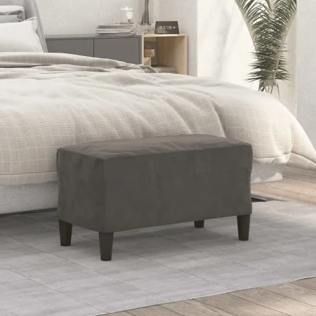 Banco de terciopelo gris oscuro 70x35x41 cm von , Banken - Ref: Foro24-349398, Preis: 44,52 €, Rabatt: %