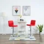 Taburetes de cocina 2 unidades cuero sintético rojo by , Kitchen stools - Ref: Foro24-323635, Price: 145,19 €, Discount: %