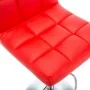 Taburetes de cocina 2 unidades cuero sintético rojo by , Kitchen stools - Ref: Foro24-323635, Price: 145,19 €, Discount: %