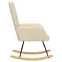 Silla mecedora de tela color crema von , Schaukelstühle - Ref: Foro24-327613, Preis: 113,34 €, Rabatt: %
