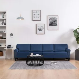 Sofá de 4 plazas de tela azul von , Sofas - Ref: Foro24-287174, Preis: 465,57 €, Rabatt: %