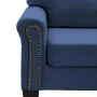 Sofá de 4 plazas de tela azul by , Sofas - Ref: Foro24-287174, Price: 465,57 €, Discount: %