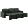 Sofá cama modular de 3 plazas cuero sintético gris by , Sofas - Ref: Foro24-288795, Price: 522,77 €, Discount: %