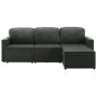 Sofá cama modular de 3 plazas cuero sintético gris by , Sofas - Ref: Foro24-288795, Price: 522,77 €, Discount: %