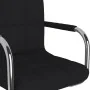 Taburete de cocina de tela negro de , Taburetes de cocina - Ref: Foro24-334549, Precio: 99,49 €, Descuento: %