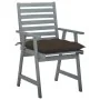 Sillas comedor de jardín 3 uds madera maciza acacia y cojines von , Gartenstühle - Ref: Foro24-3064451, Preis: 284,75 €, Raba...
