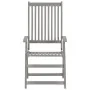 Sillas reclinables jardín y cojines 2 uds madera maciza acacia de , Sillas de jardín - Ref: Foro24-3064701, Precio: 161,58 €,...